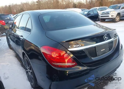 2017 Mercedes-Benz C 300 Sport 4Matic from USA, damaged, VIN 55SWF4KB0HU211709